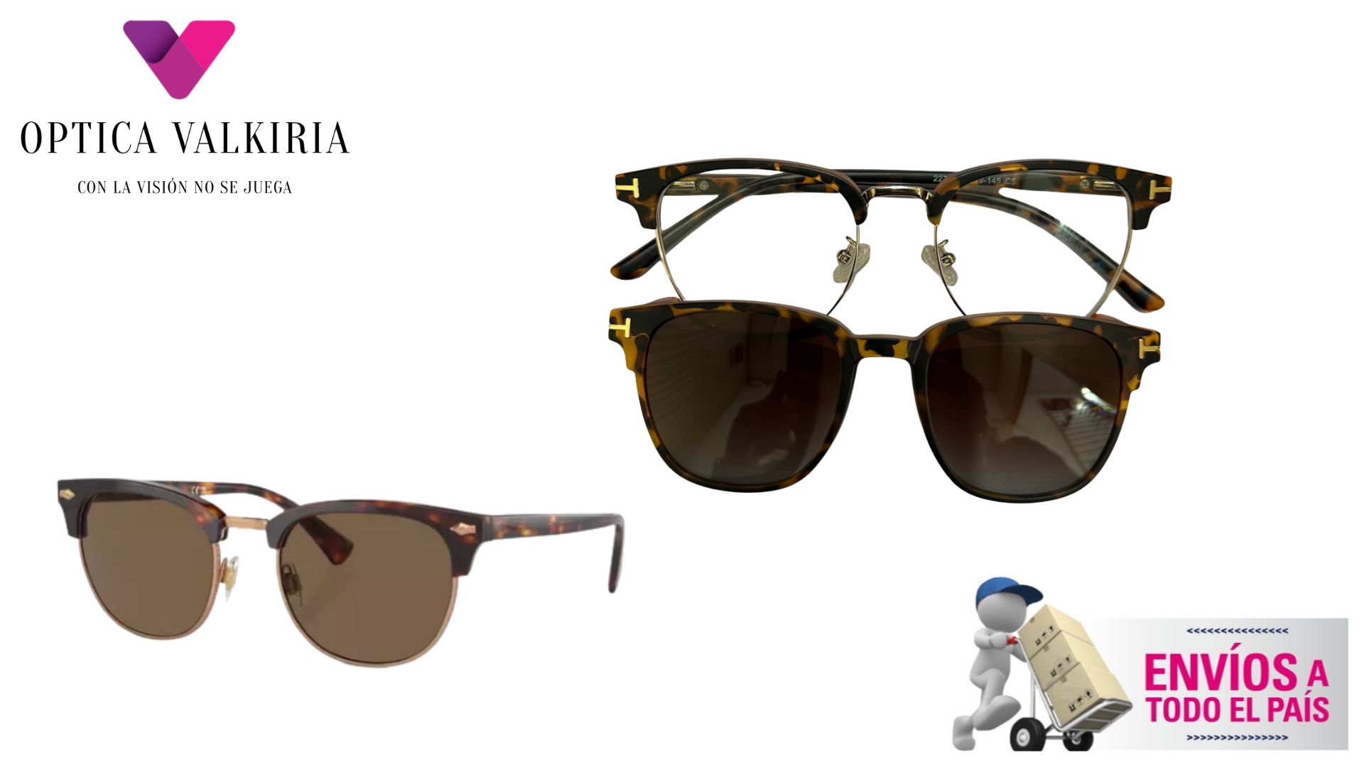 Clip-On Fandia Print 1 mica