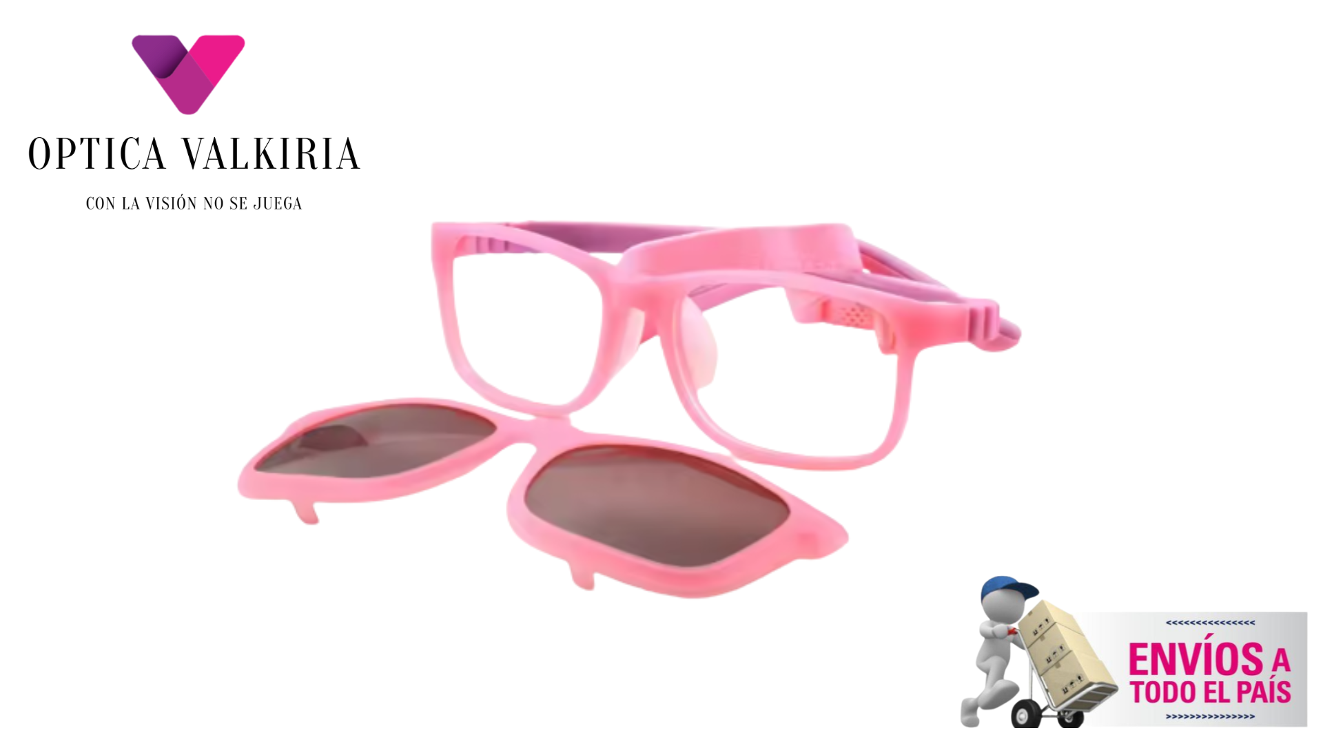Clip-On KIDS PINK Polarized